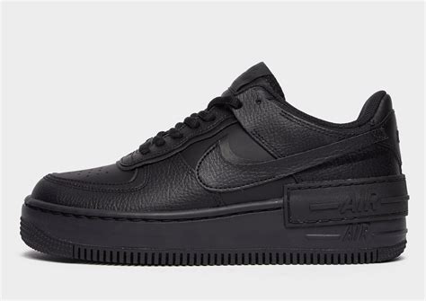 nike air force 1 zwart leer dames|zwarte air force 1.